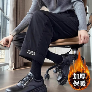 防水防寒滑雪羽绒裤女外穿2026新款冬季棉裤加厚小个子东北防风裤