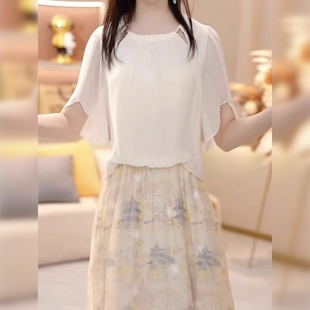 雪纺连衣裙2026新款女夏季十三行今年流行爆款气质名媛轻奢高级感