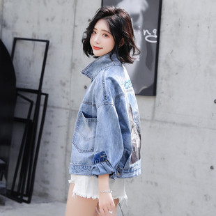 春秋牛仔外套女装2026欧货早春装新款宽松韩版短款潮社会洋气ins