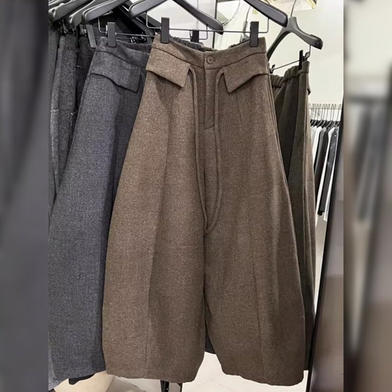 弯刀裤女2025年秋冬新气质长裤子