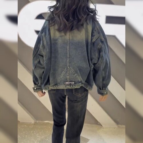 新款短款上衣小个子大码夹克潮-