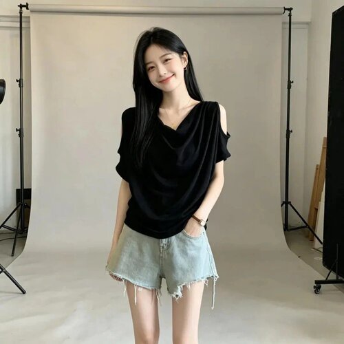 26新款大码胖mm显瘦绝美漂亮上衣