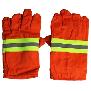 绿安97款消防手套灭火防护手套阻燃手套阻燃隔热手套加厚防火手套