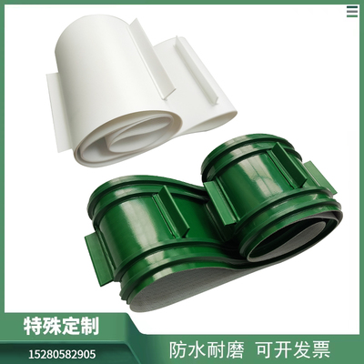 pvc裙边挡板输送带分料机