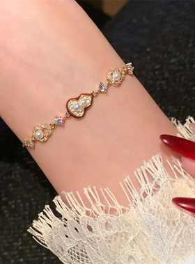 2025新款新中式金色葫芦手链