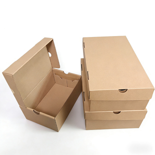 翻盖牛皮纸男女运动鞋盒纸盒学生宿舍家用收纳盒电商快递打包盒子