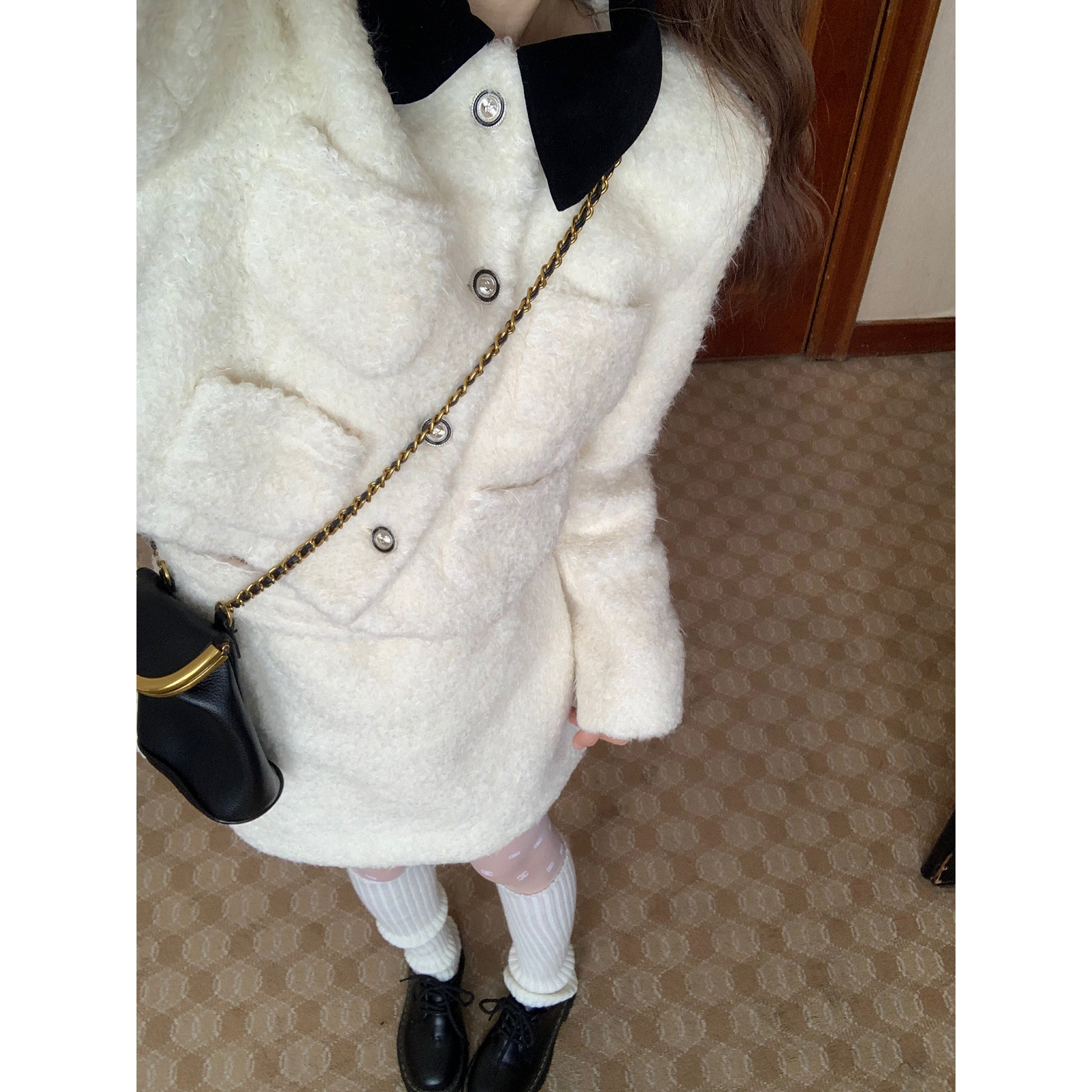 RIKAROOM羊毛2022年冬季时尚套装