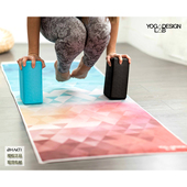 包邮 吸汗速干翠贝卡系列图案欧美畅销环保 官方正品 防滑瑜伽铺巾