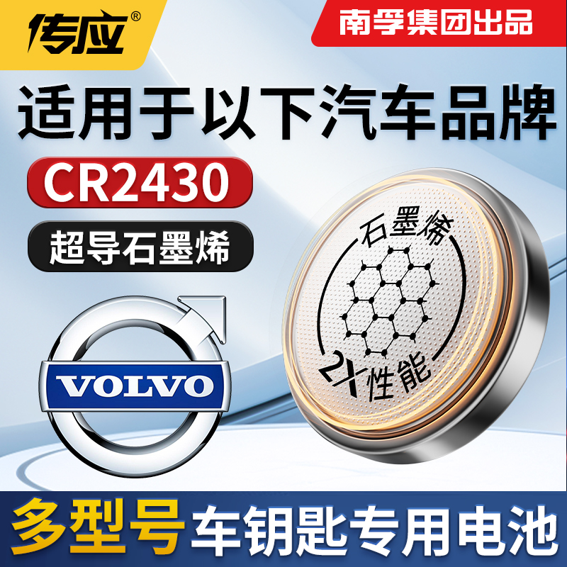 适用于汽车钥匙遥控器电池CR2430