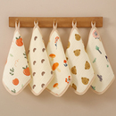 婴儿毛巾纱布小方巾婴儿a类新生儿口水巾纯棉宝宝初生儿洗脸面巾