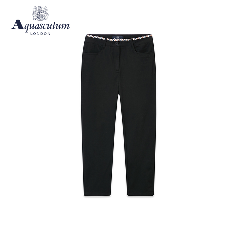 Aquascutum/雅格狮丹春夏新款女士休闲裤小脚长裤Q4964EL051 女装/女士精品 休闲裤 原图主图