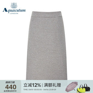 女士H版 型简约半身裙Q4076RW121 雅格狮丹秋冬新品 Aquascutum
