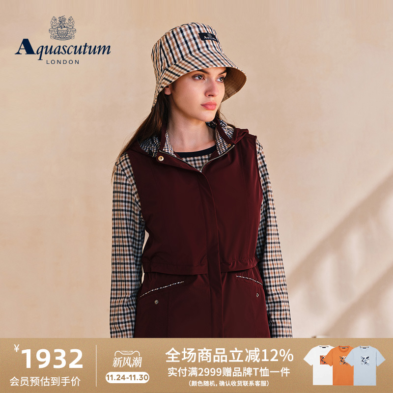 【可拆卸帽】秋冬新品女修身马甲