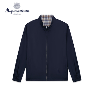 立领夹克外套Q4950EM021 Aquascutum 新款 雅格狮丹春季 男士 长袖