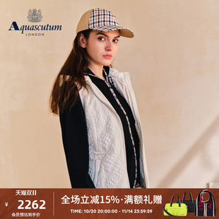 女修身 时尚 棉服背心马甲Q5047EL021 雅格狮丹秋冬新品 Aquascutum