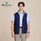 Aquascutum 双面穿可脱卸帽休闲马甲背心通勤 雅格狮丹春夏新男士