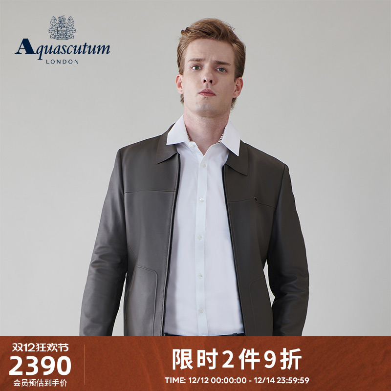 【100%绵羊皮】男士皮衣夹克