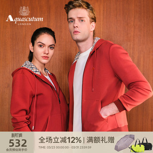 卫衣气质 情侣长袖 Aquascutum 雅格狮丹春夏新男女同款