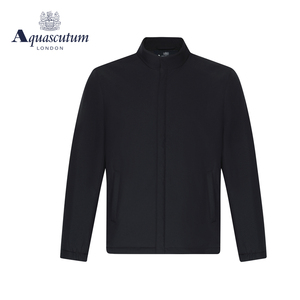 Aquascutum/雅格狮丹加厚休闲保暖立领男上衣外套风衣Q4850EI051