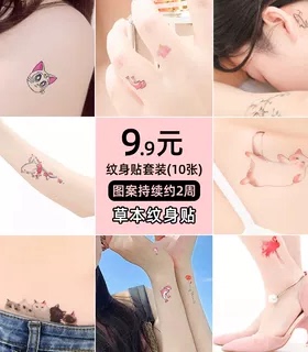 纹身贴ins风半防水防汗