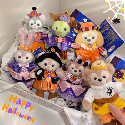 上海迪士尼2023万圣特卖玲娜贝儿星黛露可琦安达菲雪莉玫公仔挂件