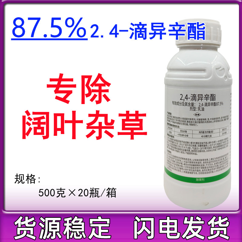 87.5%24滴异辛酯 玉米小麦田除阔叶杂草播娘蒿专用农用农药除草剂