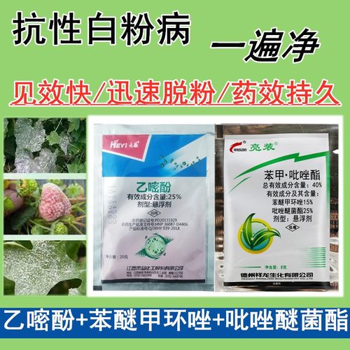 白粉病专用农药乙嘧酚苯醚甲环唑