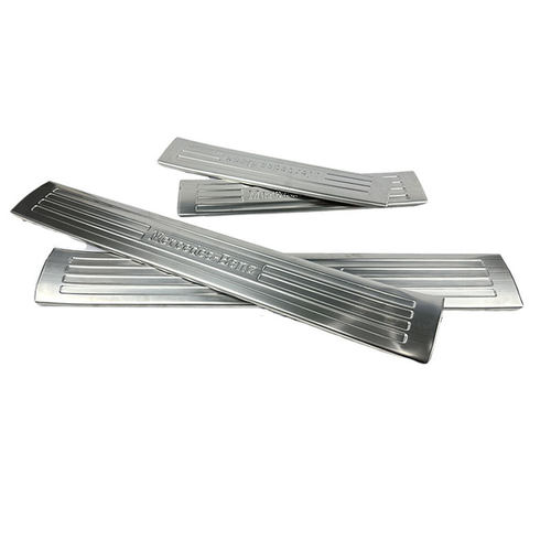 适用奔驰R级门槛条改装R300R320R350不锈钢迎宾踏板装饰R400