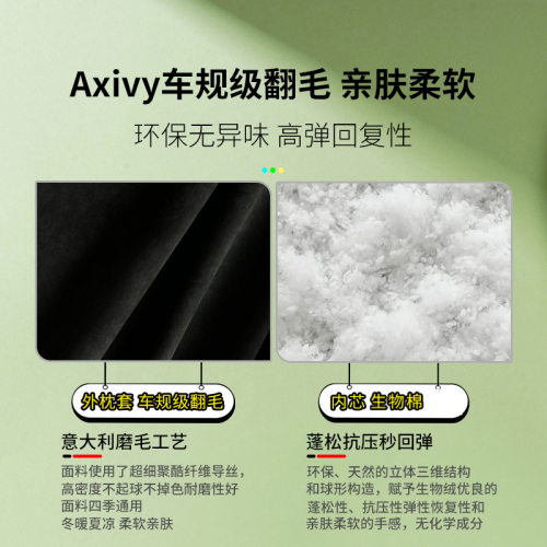汽车翻毛头枕领克01/02/06/03+/09/05可调节护颈车内用品