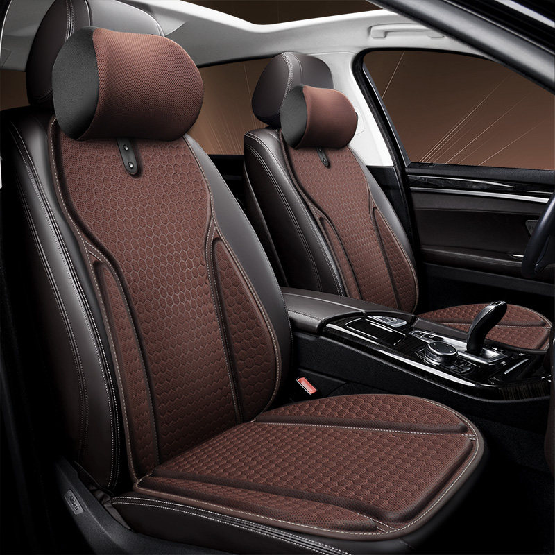 汽车坐垫夏季凉垫凝胶冰垫单片四季通用通风透气夏天办公室座椅垫