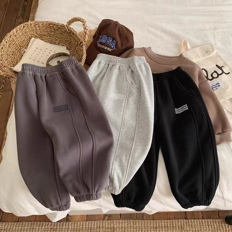 长裤棉休闲裤一体绒休闲运动裤