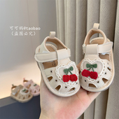 季 公主叫叫凉鞋 软底防滑学步鞋 2岁女宝宝公主凉鞋 婴幼儿学步鞋
