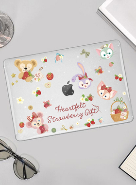 小众简约duffy达菲好朋友闪粉笔记本电脑保护壳适用苹果MACBOOK CASE M3 Air13.6/15.3 2024款m2 Air13保护