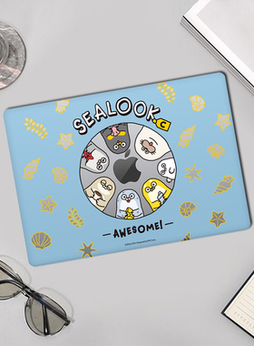 卡通可爱小众抽象简约笔记本电脑保护壳适用苹果MACBOOK CASE M4 Air13.6/15.3 M3 Pro14/16 m2/M1 Air13.3