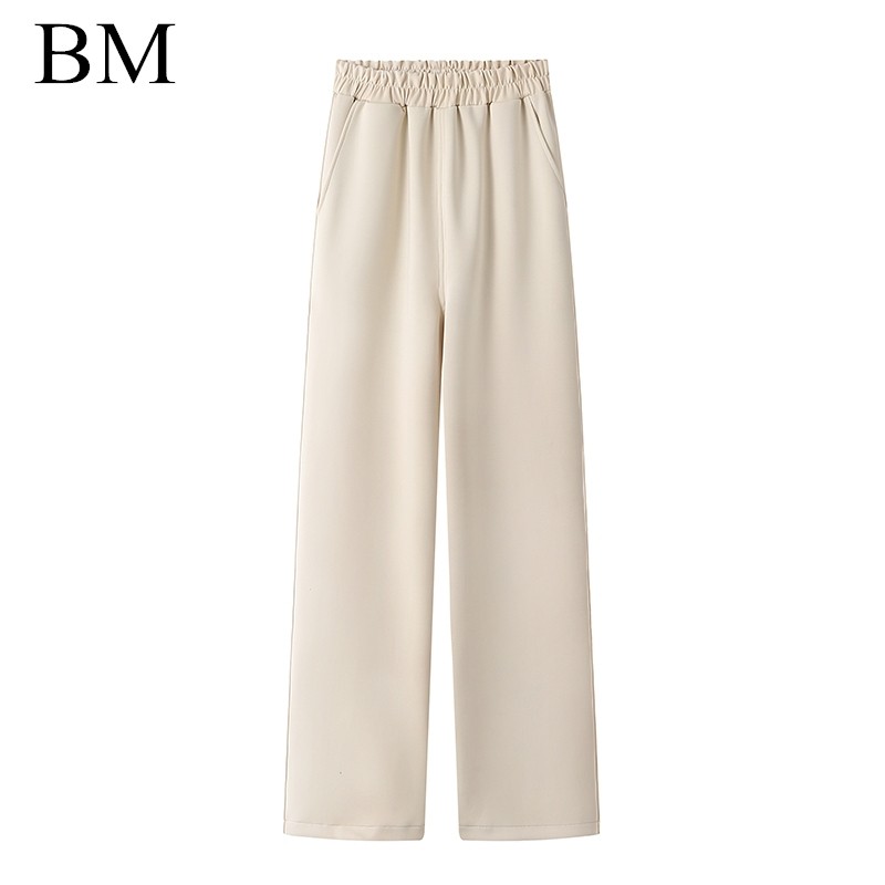 Brandy Girl赵露思同款bm高腰阔腿裤百搭休闲拖地直筒裤长裤女,女装/女士精品,休闲裤,淘宝优惠券,粉丝福利购,淘宝优惠卷