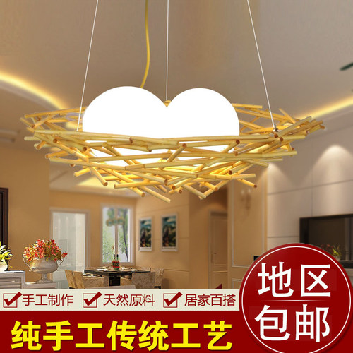 中式鸟笼仿古吊灯创意个性餐厅