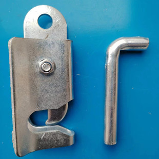 猪圈门配件猪栏门扣产床门栓猪笼开关加厚自动门锁定位栏门锁卡扣