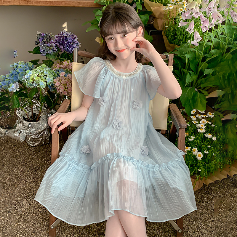女童连衣裙夏装超好看甜美公主裙