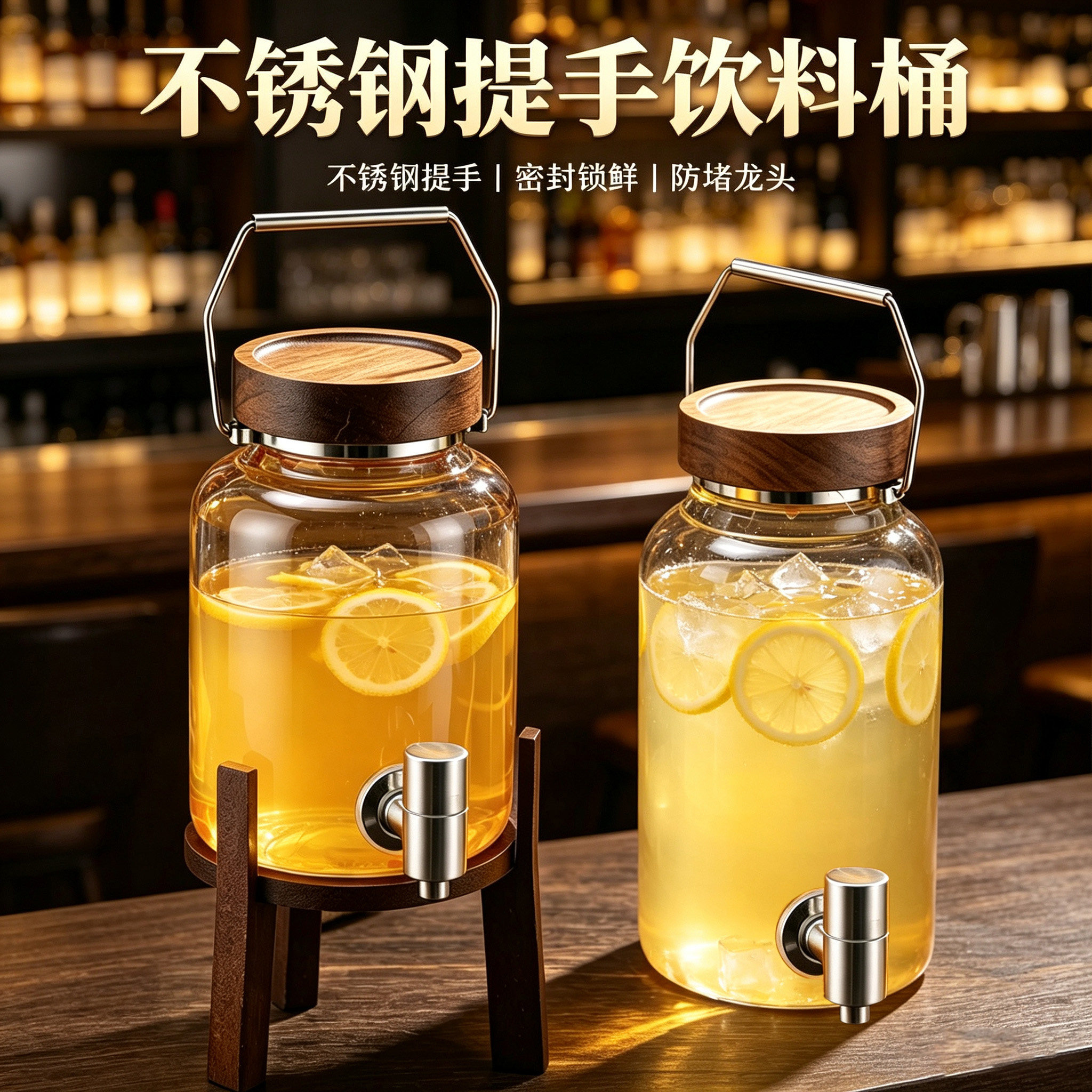 调酒桶可乐桶啤酒饮料桶带龙头