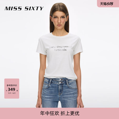 MissSixty印花短袖T恤