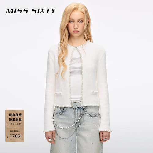 MissSixty钉珠针织开衫