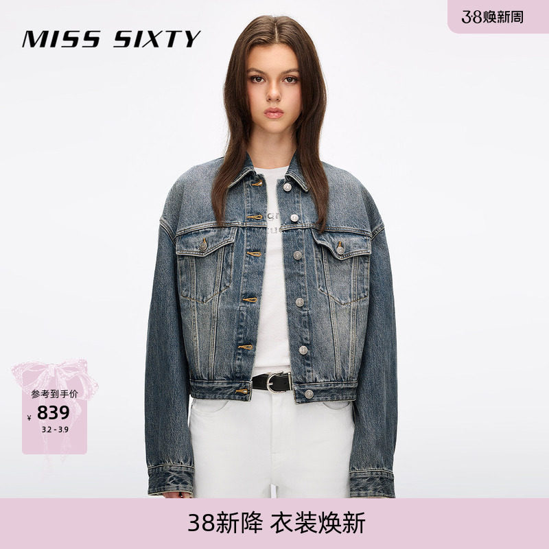 Miss Sixty2026�����¿�ţ������Ů������ɶ̿�ĥ�׸����������� 1139Ԫ