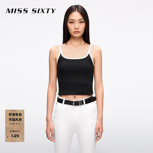 MissSixty撞色吊带背心