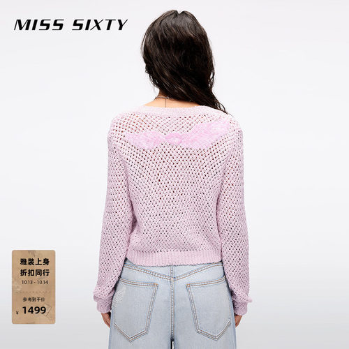 MissSixty进口羽翼钉珠针织外套