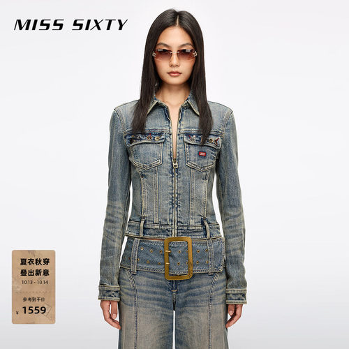 MissSixty多纽扣牛仔外套