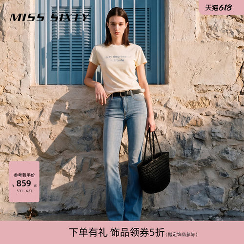 MissSixty复古微喇叭牛仔裤
