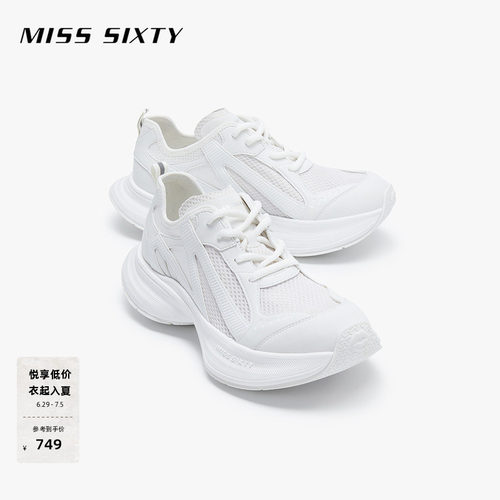 MissSixty网面拼接运动鞋
