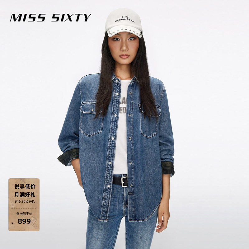 MissSixty长袖牛仔衬衫图片