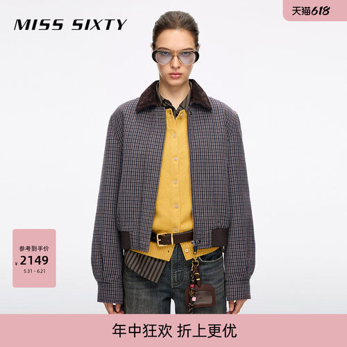 MissSixty翻领夹棉外套