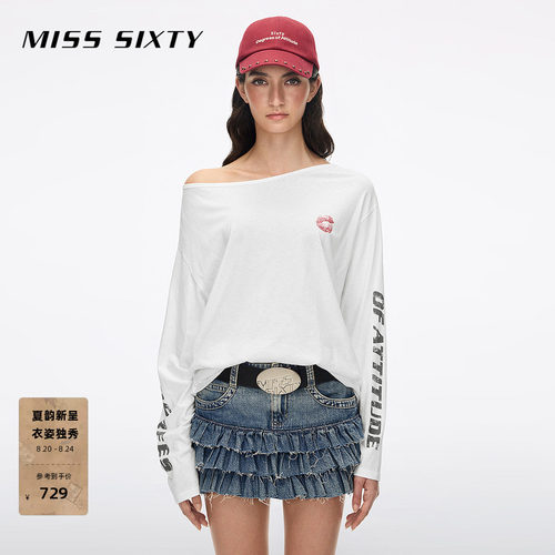MissSixty系带印花T恤